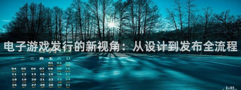 新宝GG官网开户待遇：电子游戏发行的新视角：从设计到发布全流程